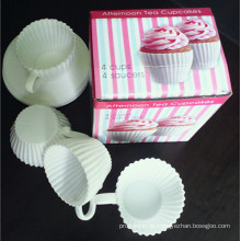 Silikon-Kuchen-Schimmel-Cup Cup Pan-DIY Kuchen Schimmel